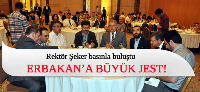 Rektör Şeker’den 2013-2014 yılı genel değerlendirmesi