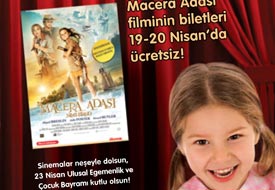 23 Nisan onuruna SİNEMA hediyesi