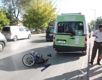 Konya'da trafik kazası: 1 yaralı
