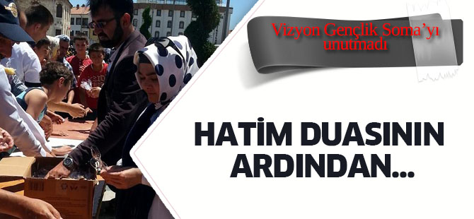 Vizyon Gençlik Soma'yı unutmadı