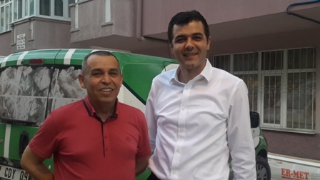 Güleryüzlü iş adamlarımız bir arada