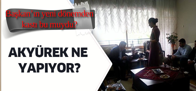 Akyürek sandık müşahitleri ile birlikte