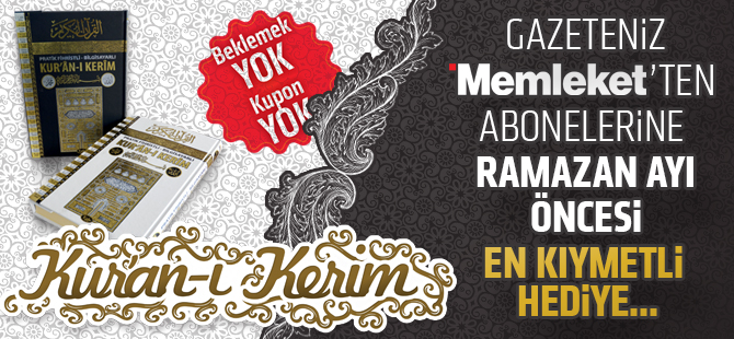 Memleket Gazetesi'nden Ramazan'da dev kampanya