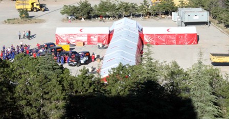 Mobil Hastane Kurum Eğitimi Konya'da Başladı