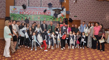 Minikler dualarla mezun oldu