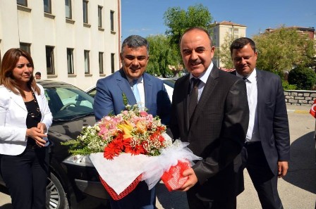 Vali Erol’dan, Başkan Özgüven’e ziyaret