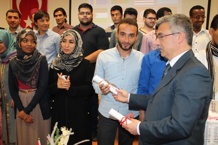 Karatay TÖMER’de mezuniyet sevinci
