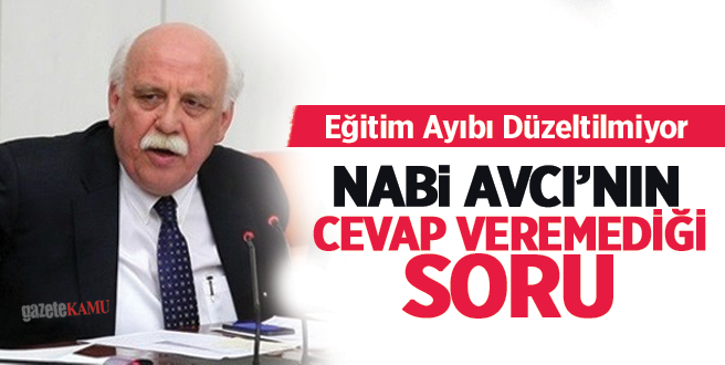 Eğitim Ayıbı Düzeltilmiyor