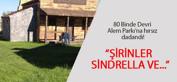 80 Binde Devri Alem Parkı'na hırsız dadandı!
