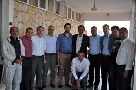 Cihanbeyli’de tayini çıkan hakimlere veda yemeği