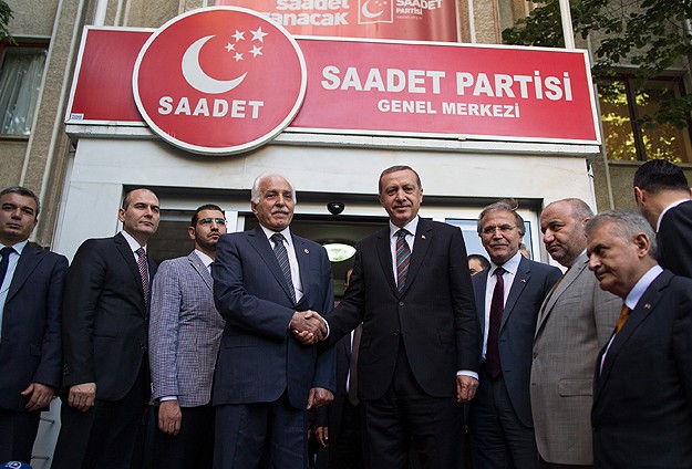 Başbakan Erdoğan'dan Saadet Partisi'ne ziyaret