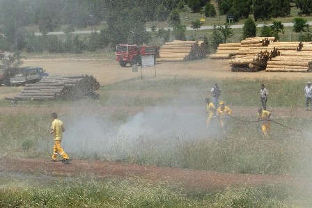 Beyşehir’de orman yangını tatbikatı