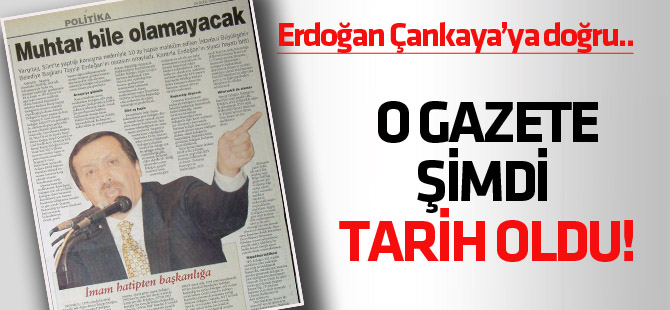 Muhtar bile olamaz manşeti atan Radikal bugün tarih oldu