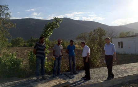 Bölge hastanesi yolunu denetledi