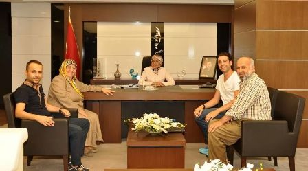 Naciye Teyze, Başkanı ziyarette