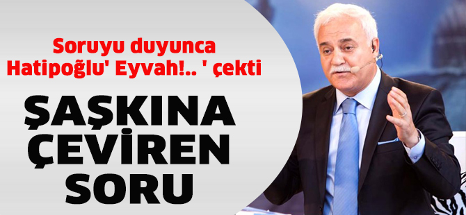 İzleyenleri şaşkına çeviren soru