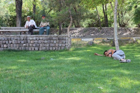 Karapınarda sıcaklar bunaltıyor