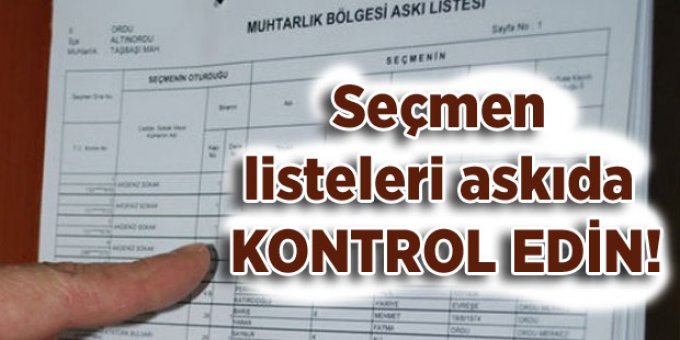 AK PARTİ KONYA; ‘Listelerden isminizi kontrol ettiniz mi?’