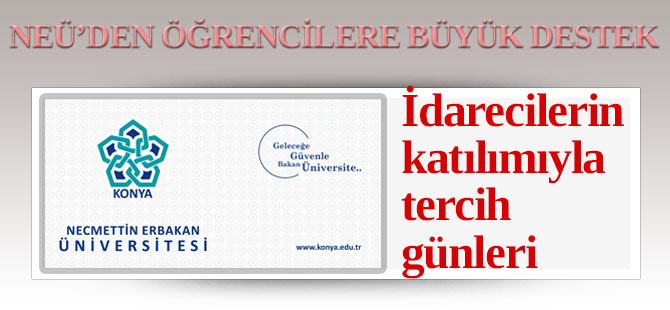 Necmettin Erbakan Üniversitesinde Tercih Dönemi Tanıtım Günleri