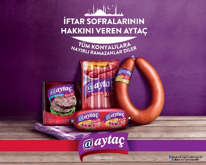 Aytaç şarküteri ürünleri Konyalılar için marketlerde yerini aldı