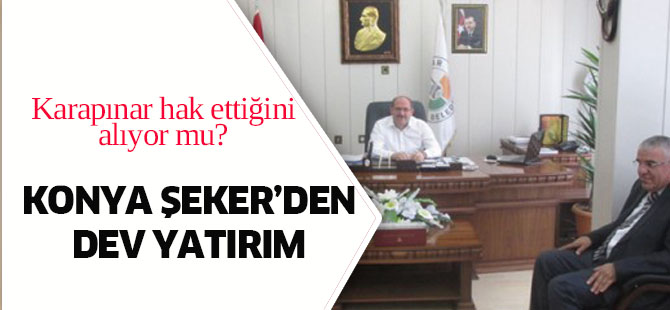 Karapınar'a bir müjde daha