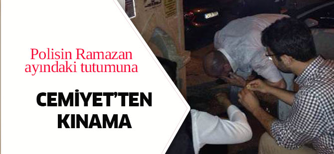 Cemiyet gazeteciye yapılanları kınadı