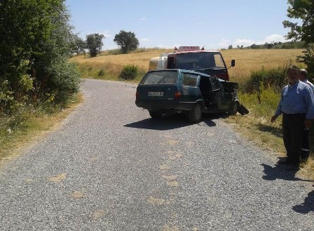 Konya’da trafik kazası: 2 yaralı