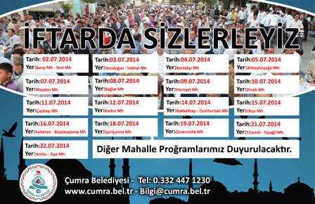 “Ömrünüz Ramazan, Ahiretiniz Bayram Olsun.”