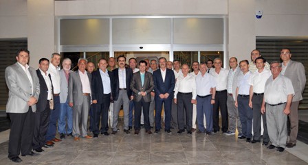 Konya, Karaman oda ve borsa başkanları Konya'da buluştu