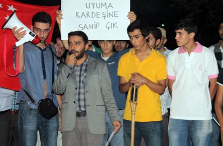 KONYA’DA İSRAİL’İN GAZZE’YE SALDIRILARI PROTESTO EDİLDİ