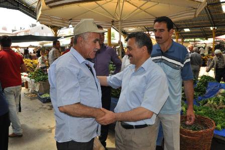 Başkan Mehmet Tutal Pazarcı Esnafı İle Buluştu