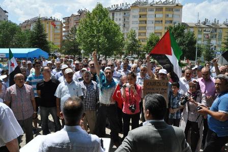 Gazze’ye düzenlenen hain saldırı lanetlendi