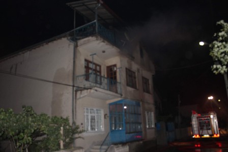 Konya'da yangın