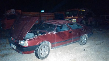 Konya'da trafik kazası: 1 ölü, 1 yaralı