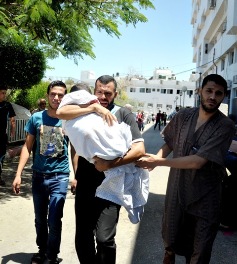 Huzaa'da cesetler sokaklardan kaldırılamıyor