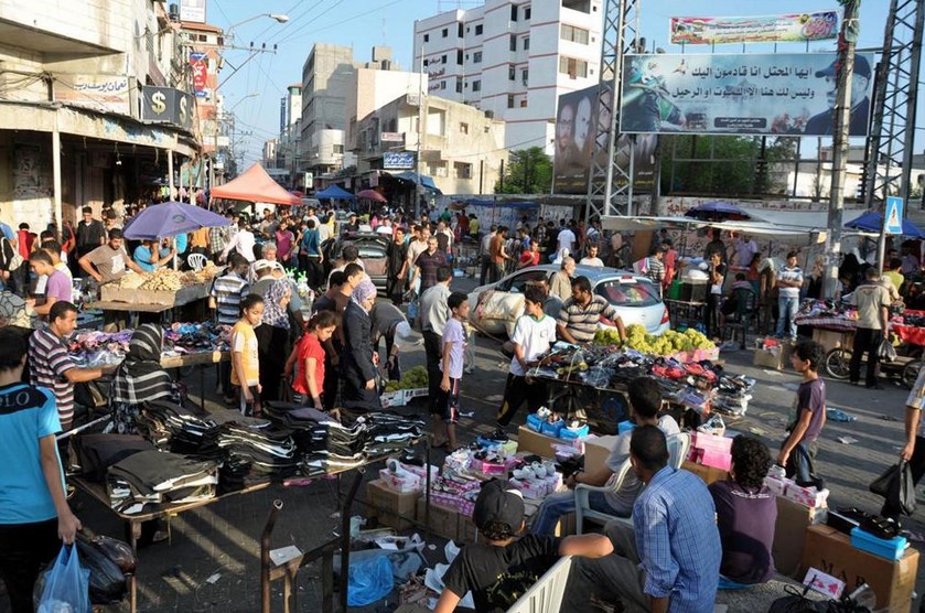 Gazze'de Ramazan bayramı hazırlığı