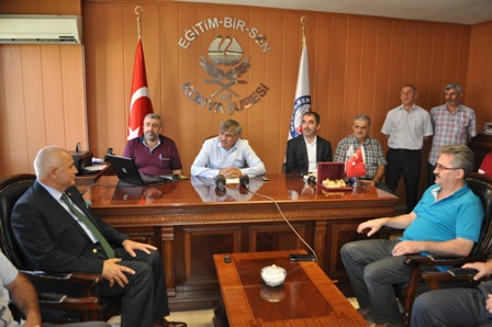Memur Sen’de bayramlaşma