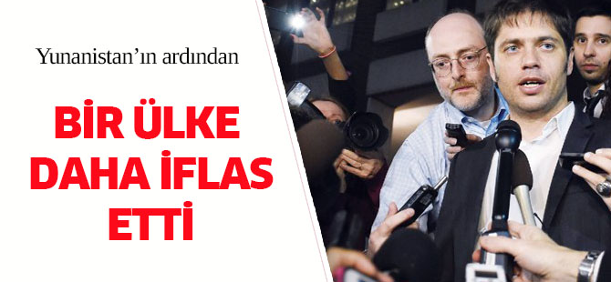 Arjantin'den şok iflas