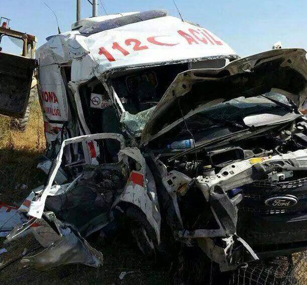 Konya'daki ambulans kazasından acı haber!
