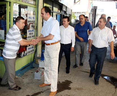 Başkan Altay esnafla bir araya geldi