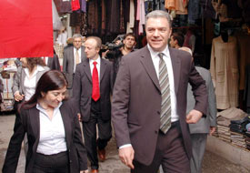 İMKB Başkanı Bedesten'i dolaştı