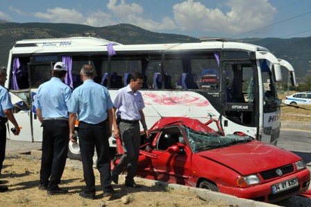 Konya'da trafik kazası: 20 yaralı