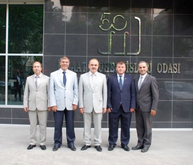 Vali Erol İMO Konya Şubesini ziyaret etti