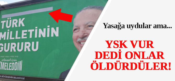 YSK vur dedi onlar öldürdü!