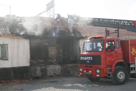 Kulu’da ev yangını