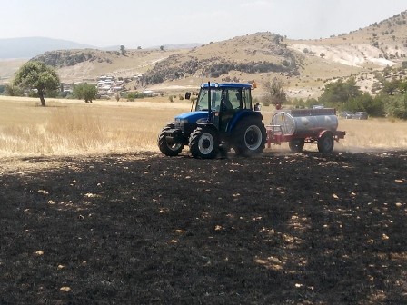 Yangına İlk Müdahale Tankerleri Görev Başında