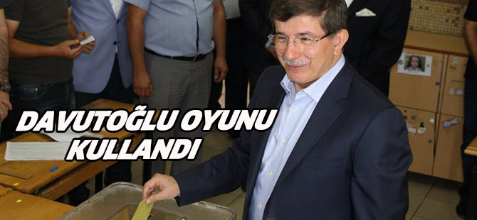 Davutoğlu oyunu kullandı