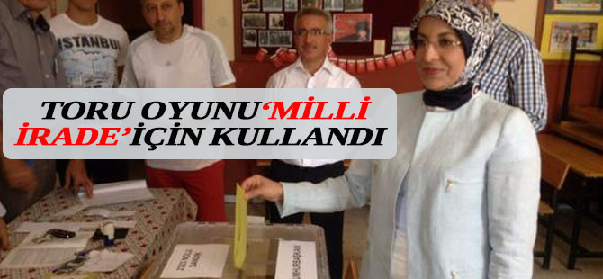 Fatma Toru oyunu kullandı