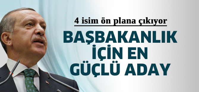 Başbakanlık için en güçlü aday: Davutoğlu