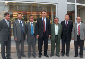 Kaynak, Çumra'da ziyaretlerde bulundu